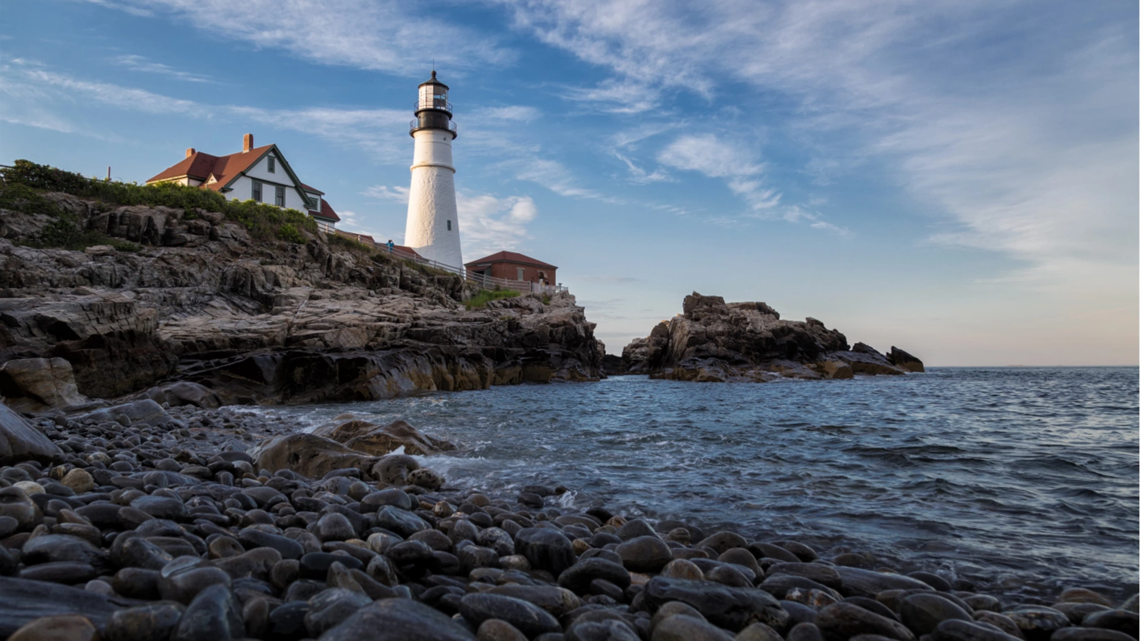 Maine coastal lighthouse